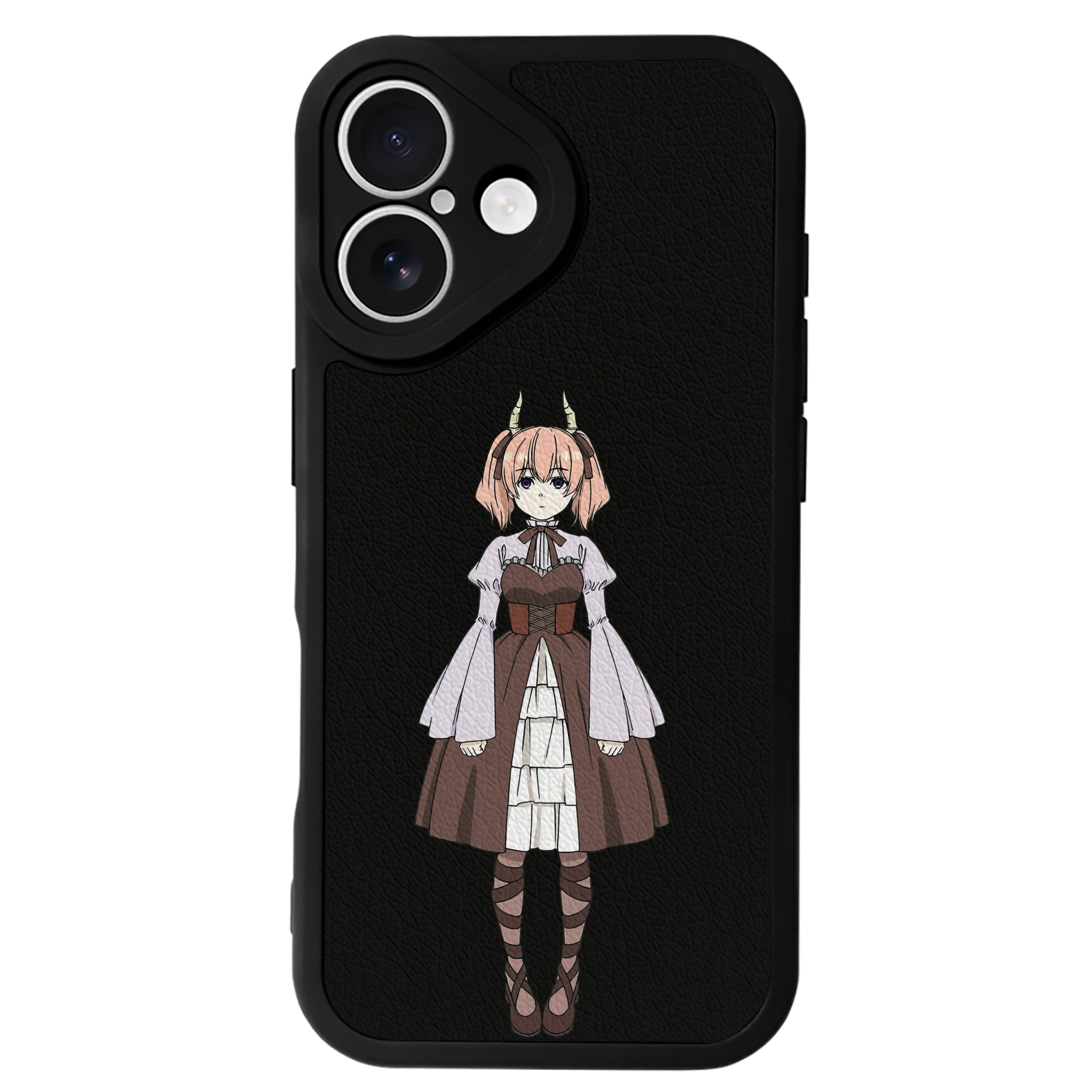 （画像用） 葬送のフリーレン Frieren 【iPhone 16シリーズ対応】シリコンスマホケース（レザー調） 材質：シリコン